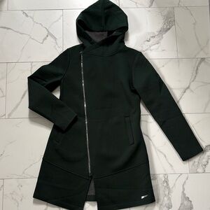 Betsy Johnson Performance Hunter Green Hooded Coat